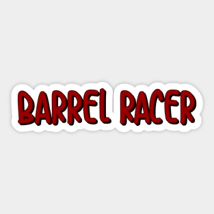 barrel racer Sticker